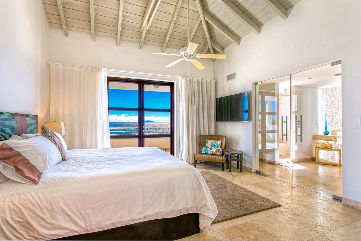 Luxury Villa rental St Martin - The bedroom 1